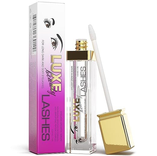 LUXE Beauty Lash Serum for Dark Long Sexy Lashes - 21 Day Growth - 0.23 Fl Oz (Pack of 1) - Unisex - Adults