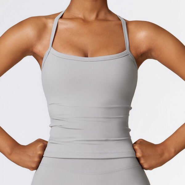 Beauty Back Yoga Vest Quick-drying Workout Top Sports Fitness Vest - Image 3