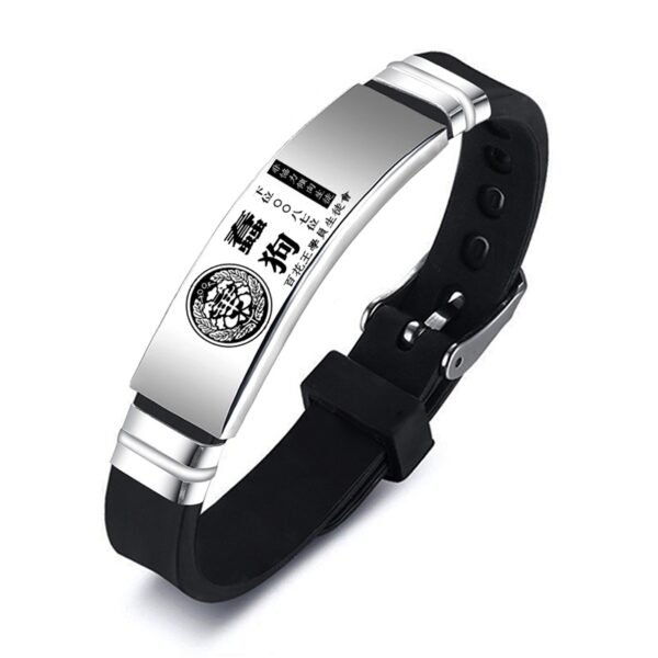 Classic Jabami Yumeko Suzui Ryouta Mary Saotome Stainless Steel Bangle Anime Kakegurui ID Card Silicone Bracelets For Women Men - Image 2
