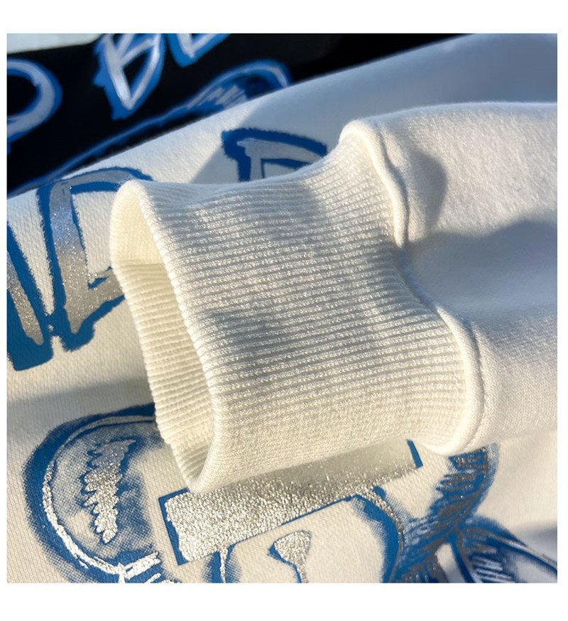 American Hiphop Bear Hoodie Women's Autumn And Winter Korean Style Loose High Street Oversize Retro Bf Preppy Style Top - Image 8