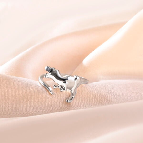 Dinosaur Animal Ring Tyrannosaurus Stegosaurus Open Rings For Women Jewelry - Image 3