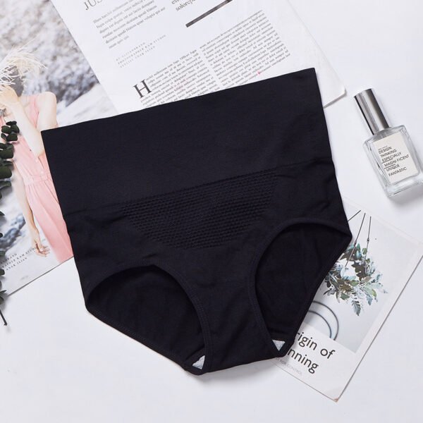 Abdomen, Buttocks, Seamless, Large-size Cotton Briefs - Image 3