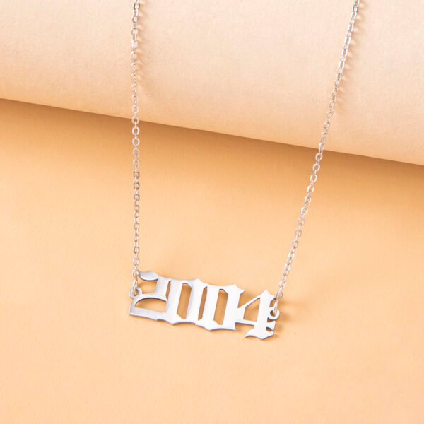 Year Number Necklaces For Women Birthday Date Gifts - Image 7
