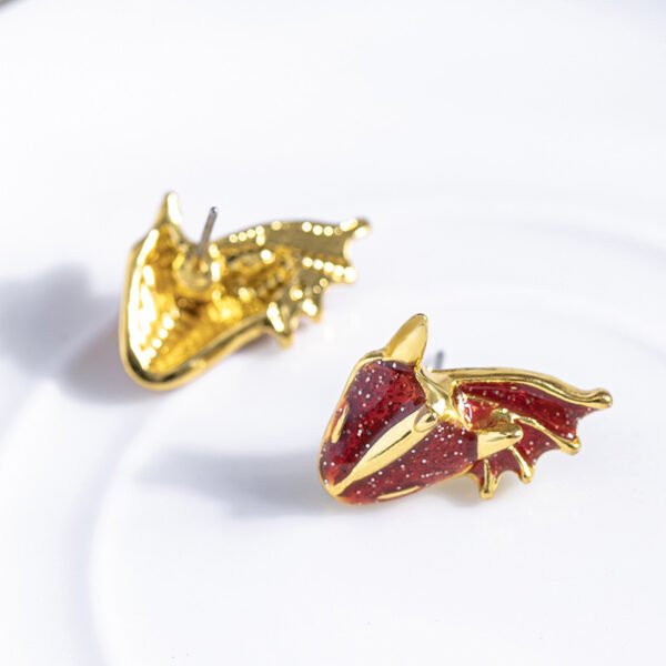 Boho Dragon Dinosaur Stud Earrings For Women Girls - Image 7