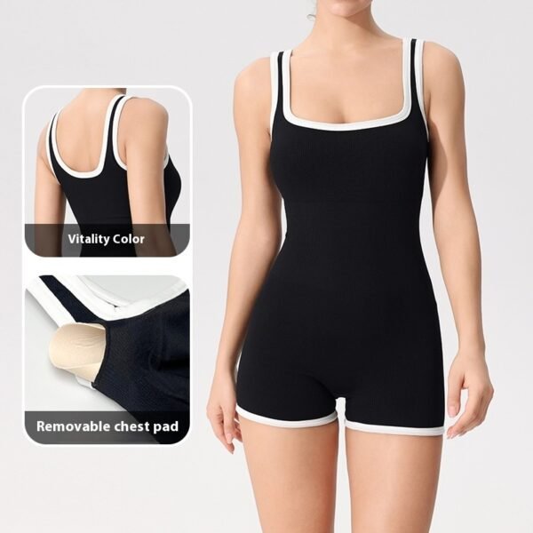 Yoga Jumpsuit Women's Seamless Fitness Sports Jumpsuit - Image 4