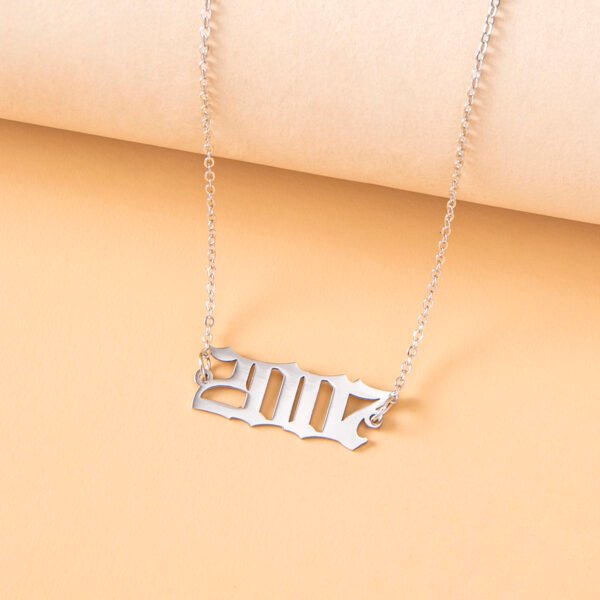 Year Number Necklaces For Women Birthday Date Gifts - Image 10