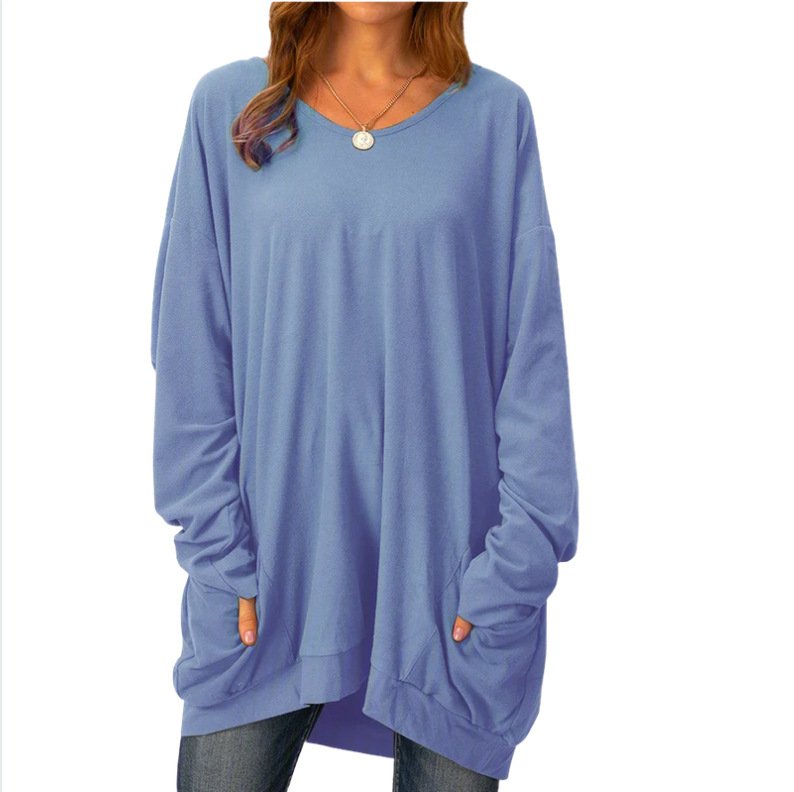 Fashion Three-dimensional Casual Round Neck Long Sleeve Shirt - Image 4
