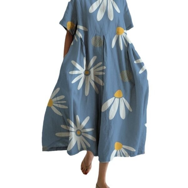 3D Pull Frame Craft Leisure Fashion Lady Dress - Image 5