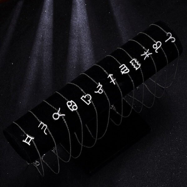 12 Zodiac Sign Necklaces With Gift Card Constellations Pendant Necklace Jewelry - Image 6
