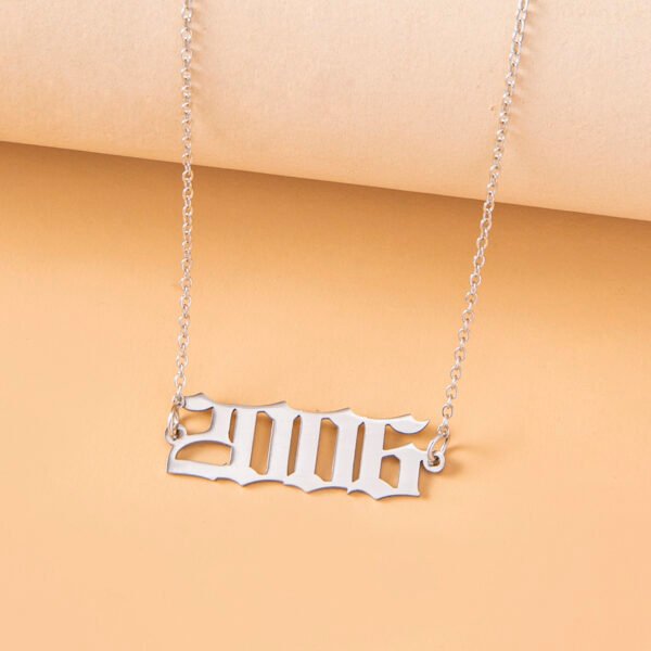Year Number Necklaces For Women Birthday Date Gifts - Image 9