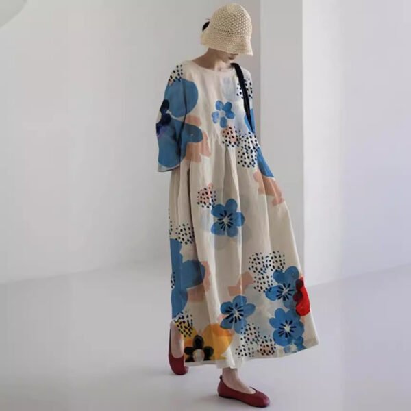 3D Pull Frame Craft Leisure Fashion Lady Dress - Image 2