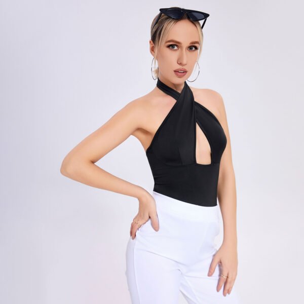 2023 Sexy Connective Clothing Women's Foreign Trade Sleeveless Suspender Vest - Image 8