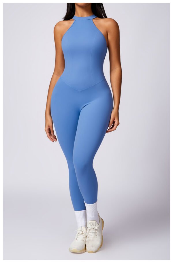 Beauty Back Yoga Jumpsuit Women's Outdoor Running Tight Sports Quick-drying Workout Clothes - Image 8