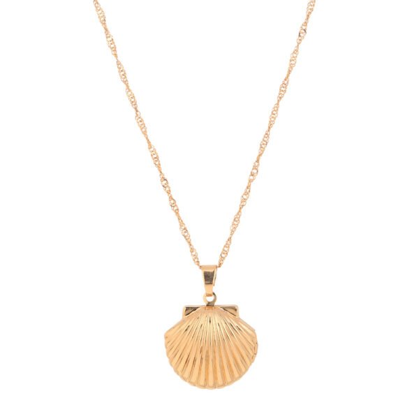 A Copper Shell Necklace That Opens - Image 5