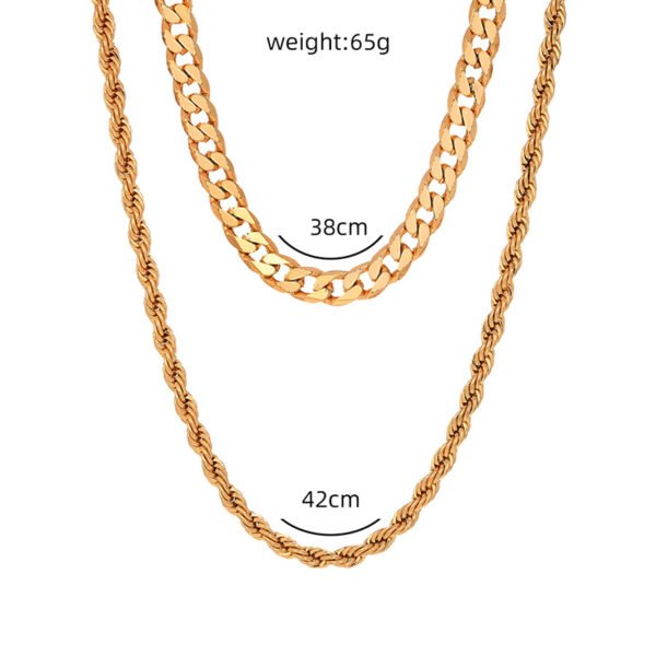 Bombastic punk, Retro Chic, two-tiered necklaces - Image 7