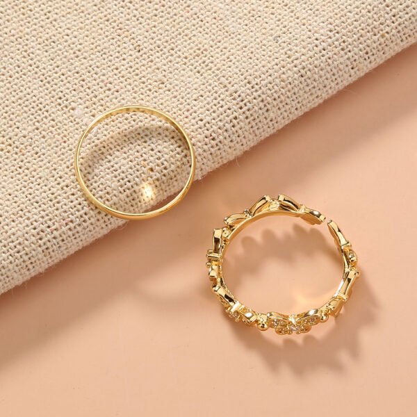 Butterfly Zircon Adjustable Brass Ring - Image 5