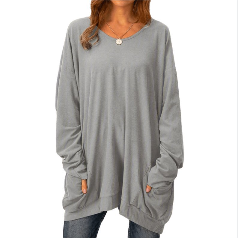 Fashion Three-dimensional Casual Round Neck Long Sleeve Shirt - Image 6