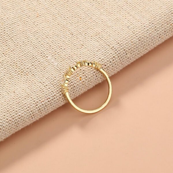 Zircon Brass Ring Fashion Jewelry - Image 4