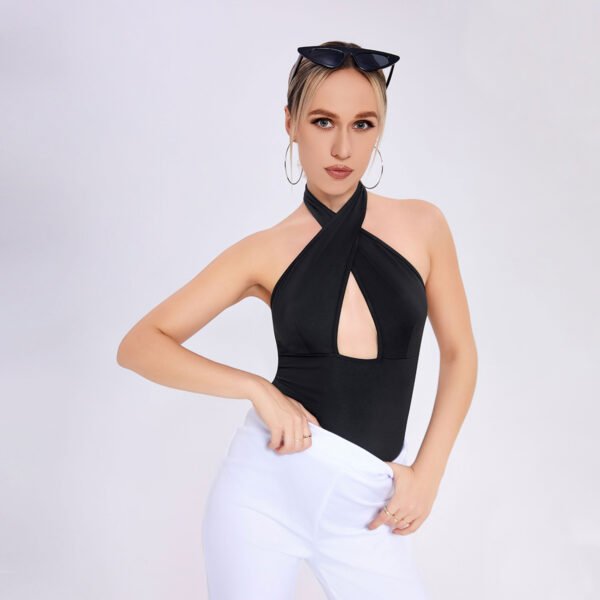 2023 Sexy Connective Clothing Women's Foreign Trade Sleeveless Suspender Vest - Image 3