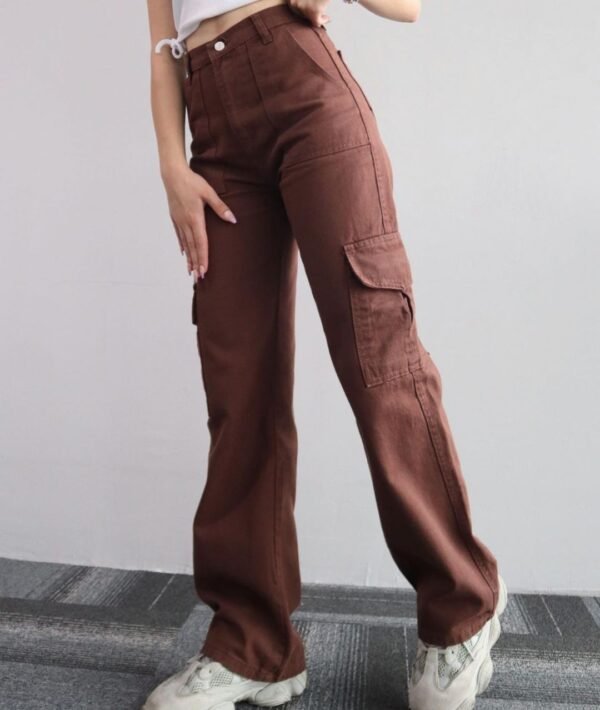All-matching Casual Pants Three-dimensional Pocket Nipped Waist Trousers - Image 5