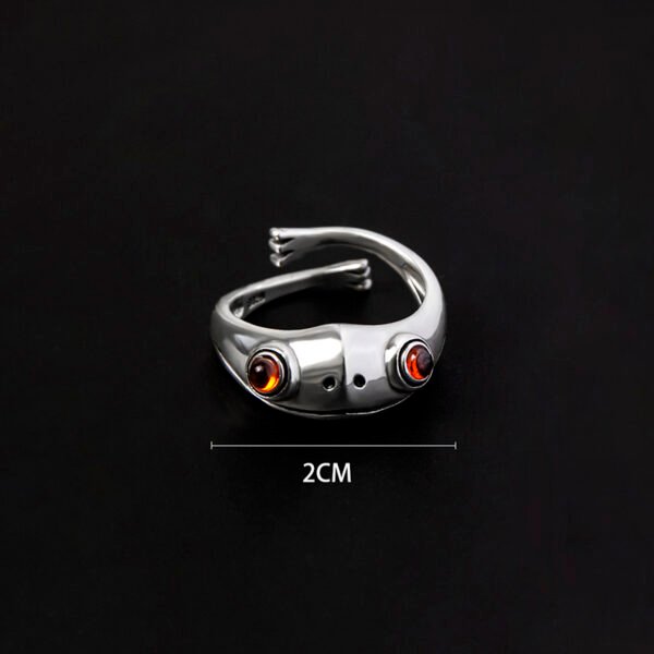 Hip Hop Frog Ring Animal Open Rings For Women Men Jewelry Xmas Gift - Image 6