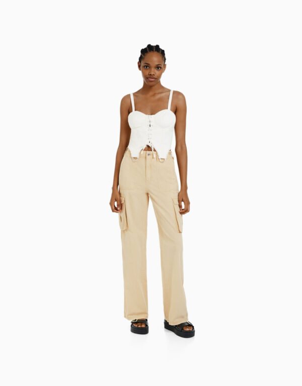 All-matching Casual Pants Three-dimensional Pocket Nipped Waist Trousers - Image 10